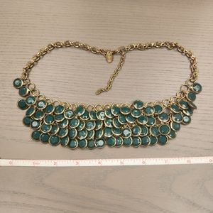 Green and gold necklace